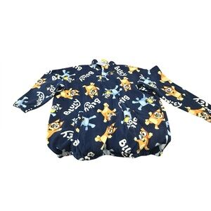 Bluey Navy Blue Long Sleeve Mid Collar Sweatshirt